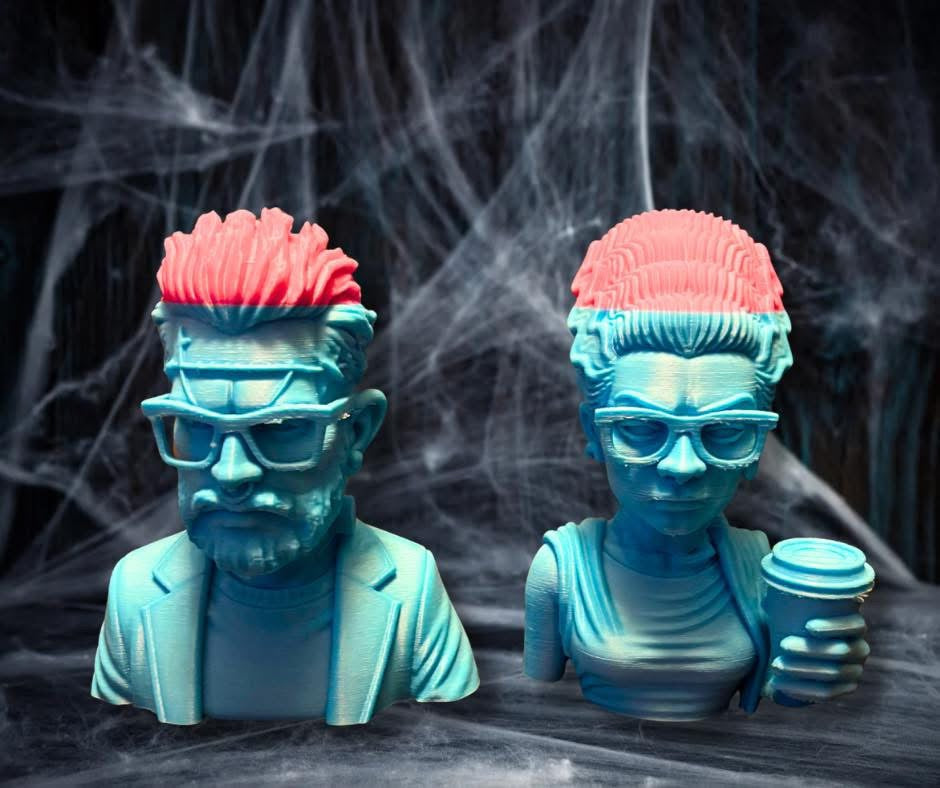 Hipster Frankenstein and Bride