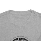 "Duck Around and Find Out" Cute Yellow Duck Graphic, Toddler T-Shirt