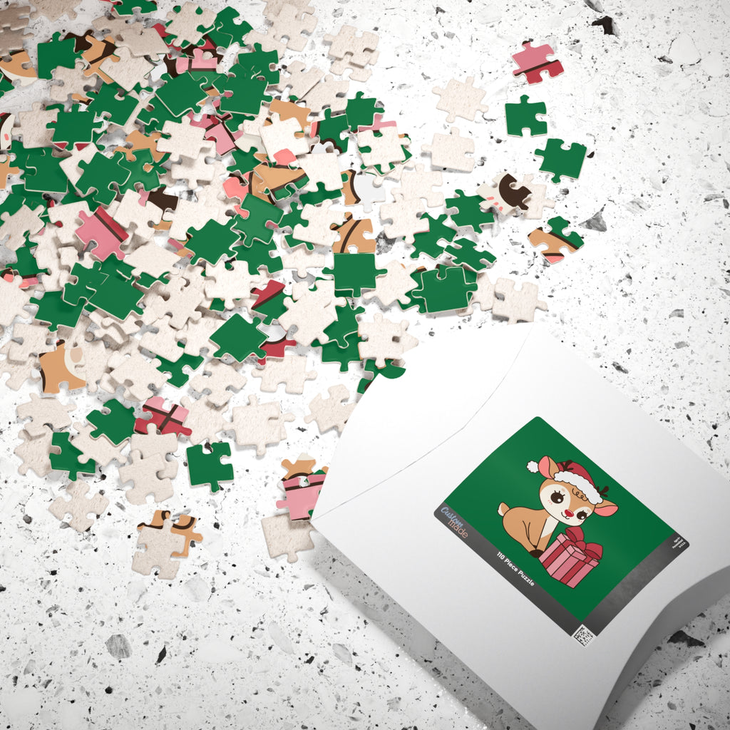 Christmas Puzzle - Baby Reindeer Design