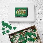 Holiday Pickle Family Puzzle — Festive Christmas Jigsaw (110–1014 pcs)