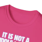 Unicorn Middle Finger T-Shirt | Funny Rainbow Graphic