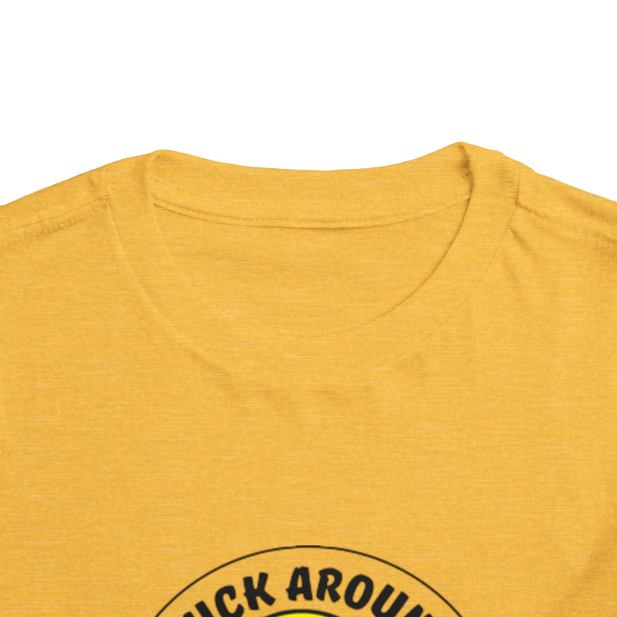 "Duck Around and Find Out" Cute Yellow Duck Graphic, Toddler T-Shirt