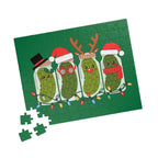 Holiday Pickle Family Puzzle — Festive Christmas Jigsaw (110–1014 pcs)