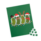 Holiday Pickle Family Puzzle — Festive Christmas Jigsaw (110–1014 pcs)