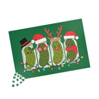 Holiday Pickle Family Puzzle — Festive Christmas Jigsaw (110–1014 pcs)