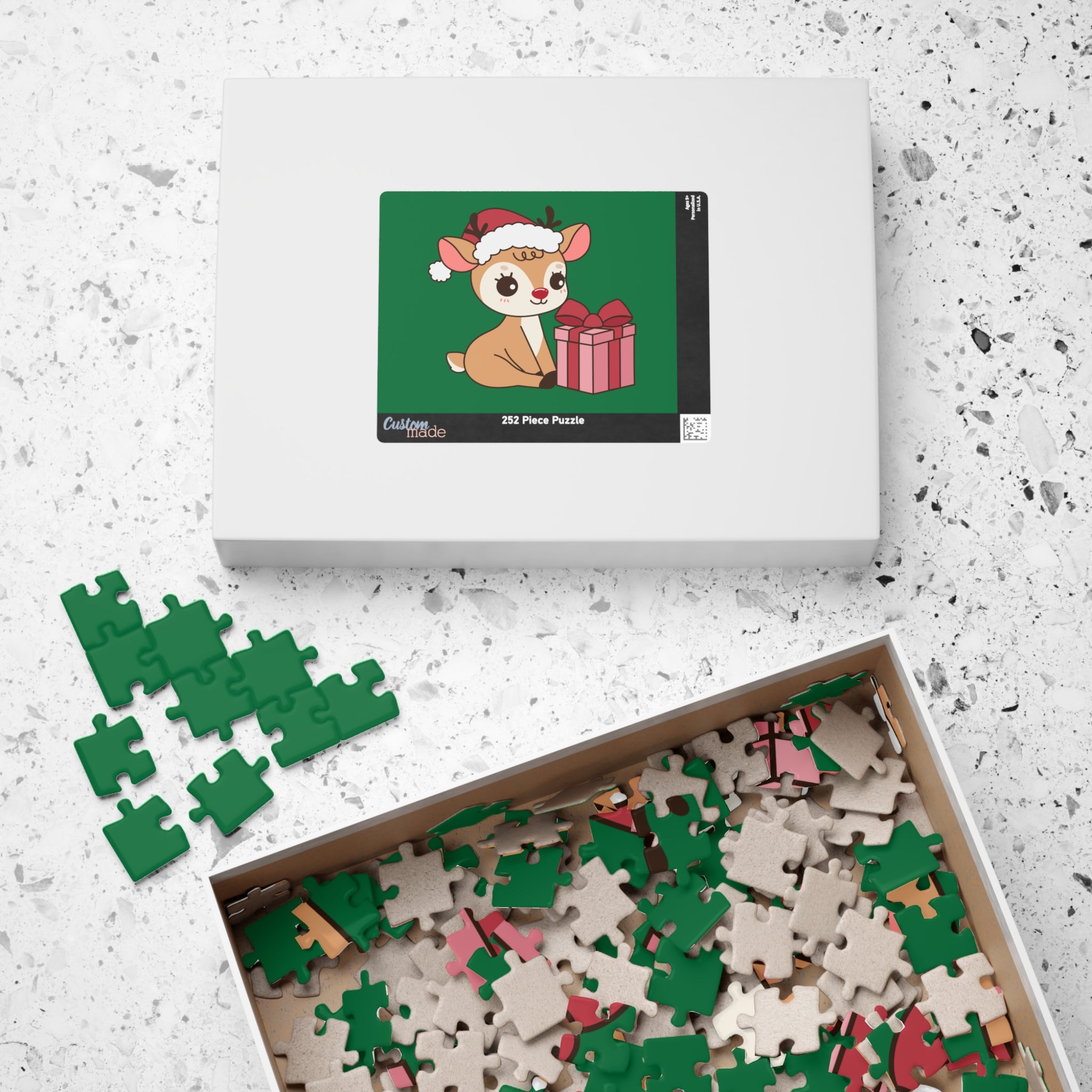 Christmas Puzzle - Baby Reindeer Design