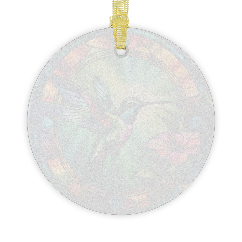 Hummingbird Stained Glass Ornament