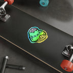 Zombie Heart Sticker holographic die-cut
