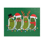 Holiday Pickle Family Puzzle — Festive Christmas Jigsaw (110–1014 pcs)