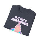 Unicorn Middle Finger T-Shirt | Funny Rainbow Graphic