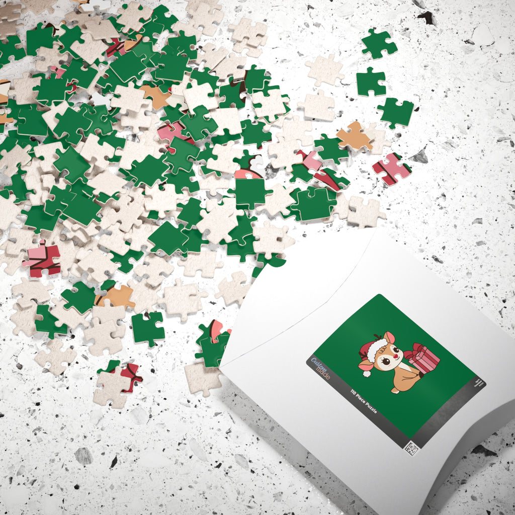 Christmas Puzzle - Baby Reindeer Design
