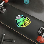 Zombie Heart Sticker holographic die-cut