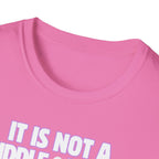 Unicorn Middle Finger T-Shirt | Funny Rainbow Graphic