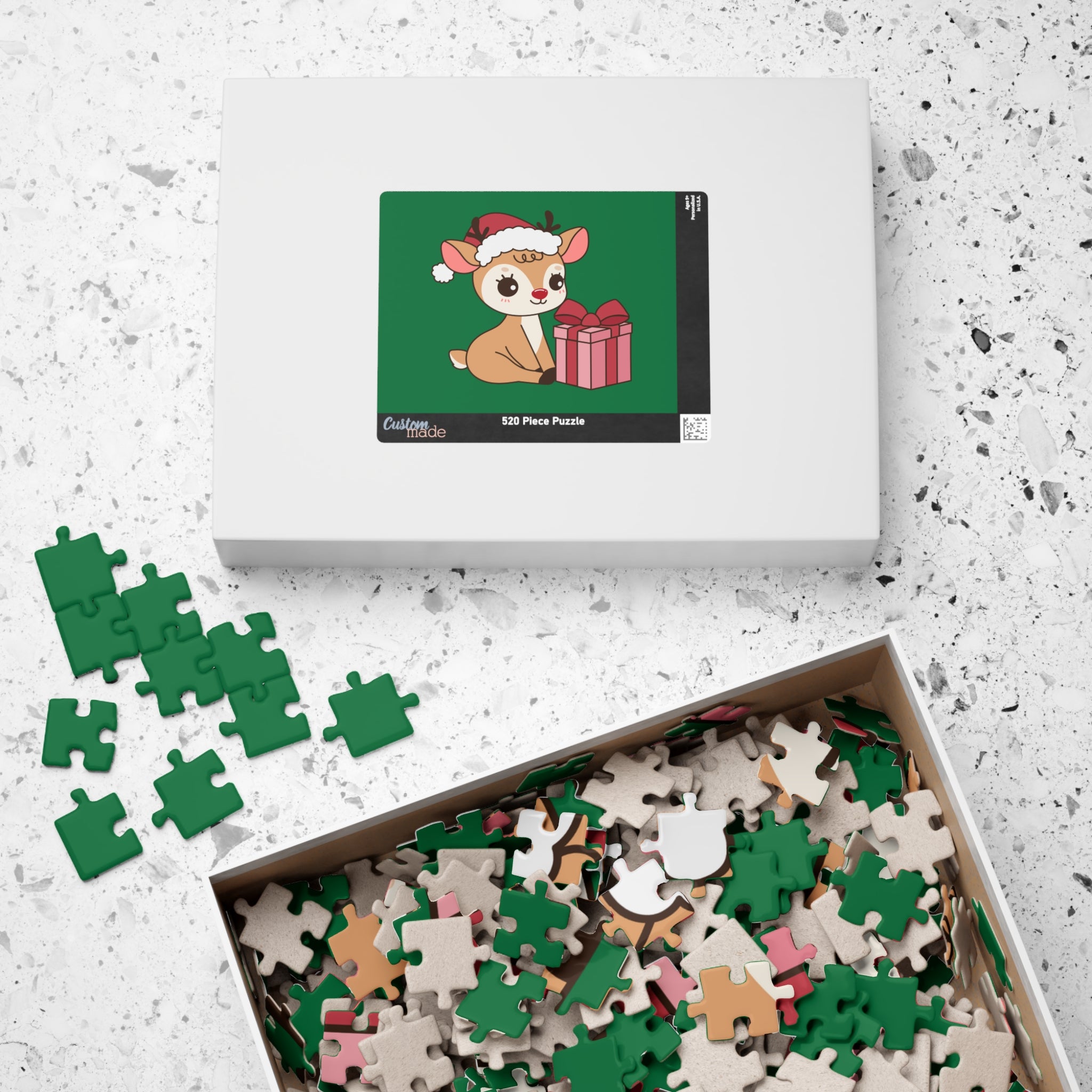 Christmas Puzzle - Baby Reindeer Design