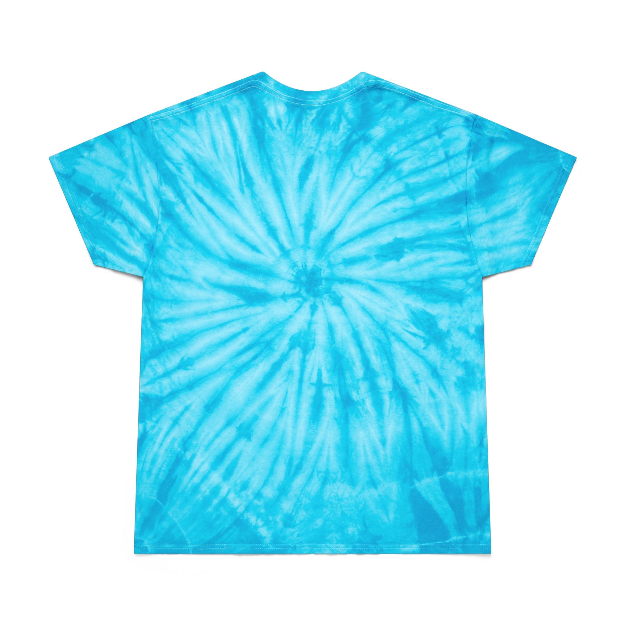Bath Wildcats Yellow Tie-Dye Tee Soccer Design — Cyclone Spiral Graphic Shirt