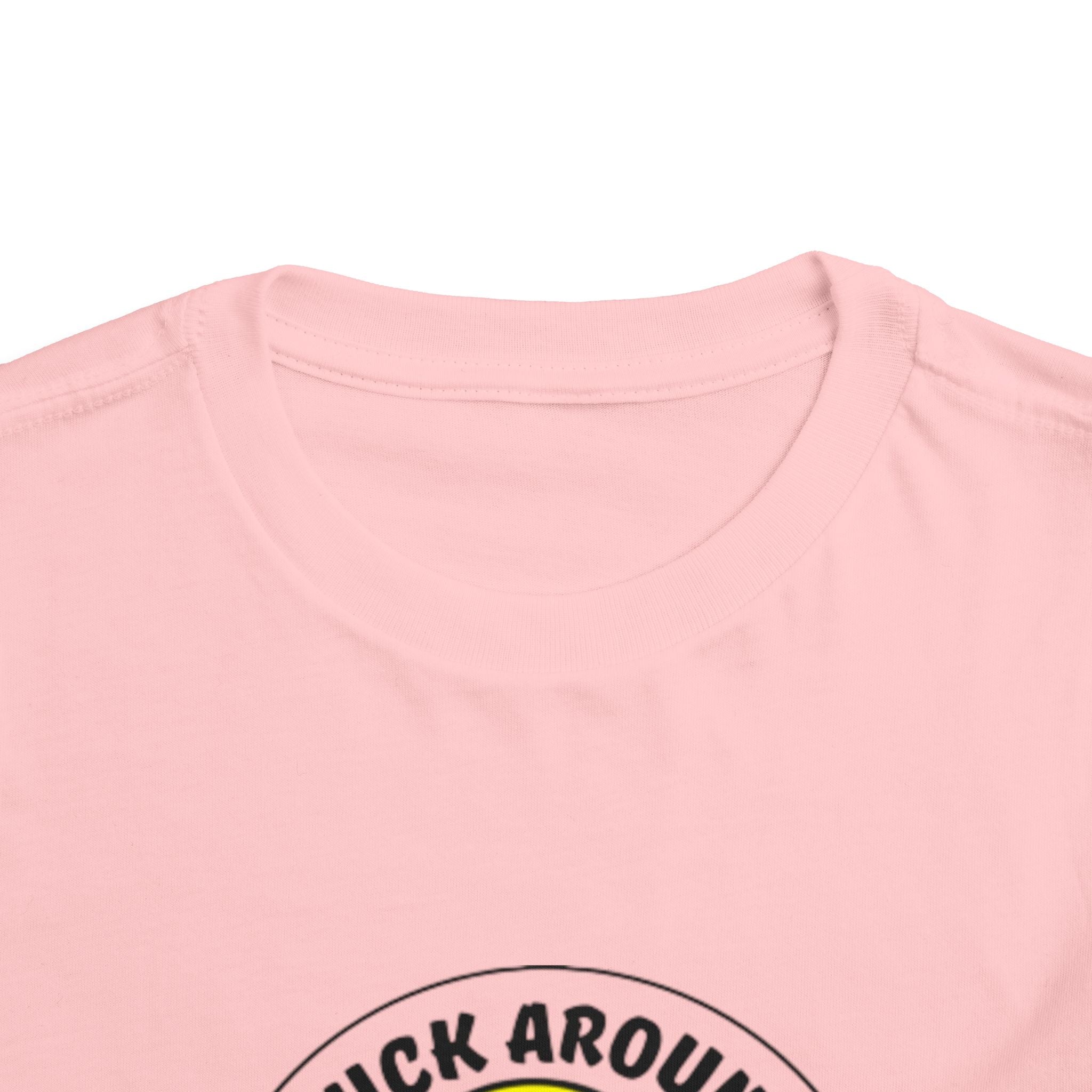 "Duck Around and Find Out" Cute Yellow Duck Graphic, Toddler T-Shirt