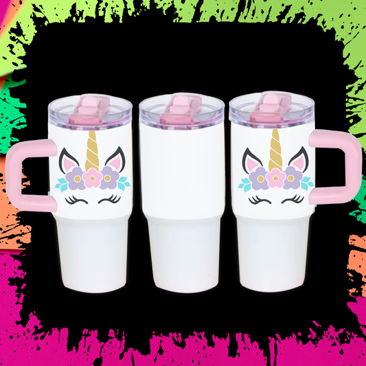 Unicorn Mini Handled Tumbler
