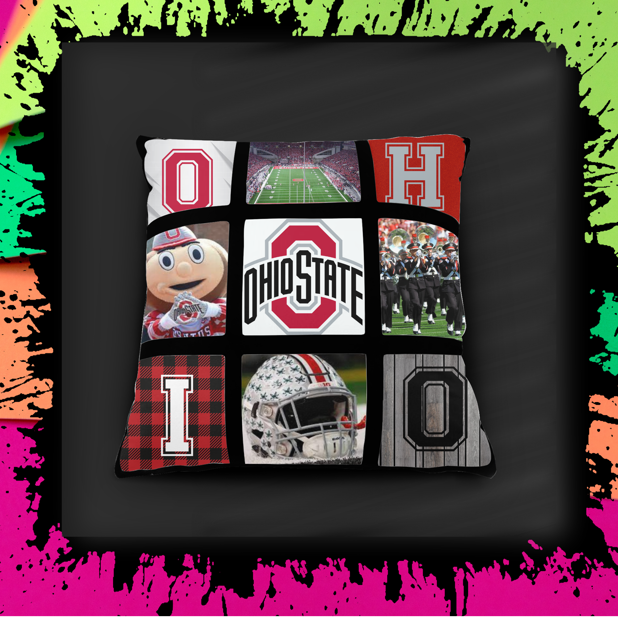 Ohio State Throw Pillow