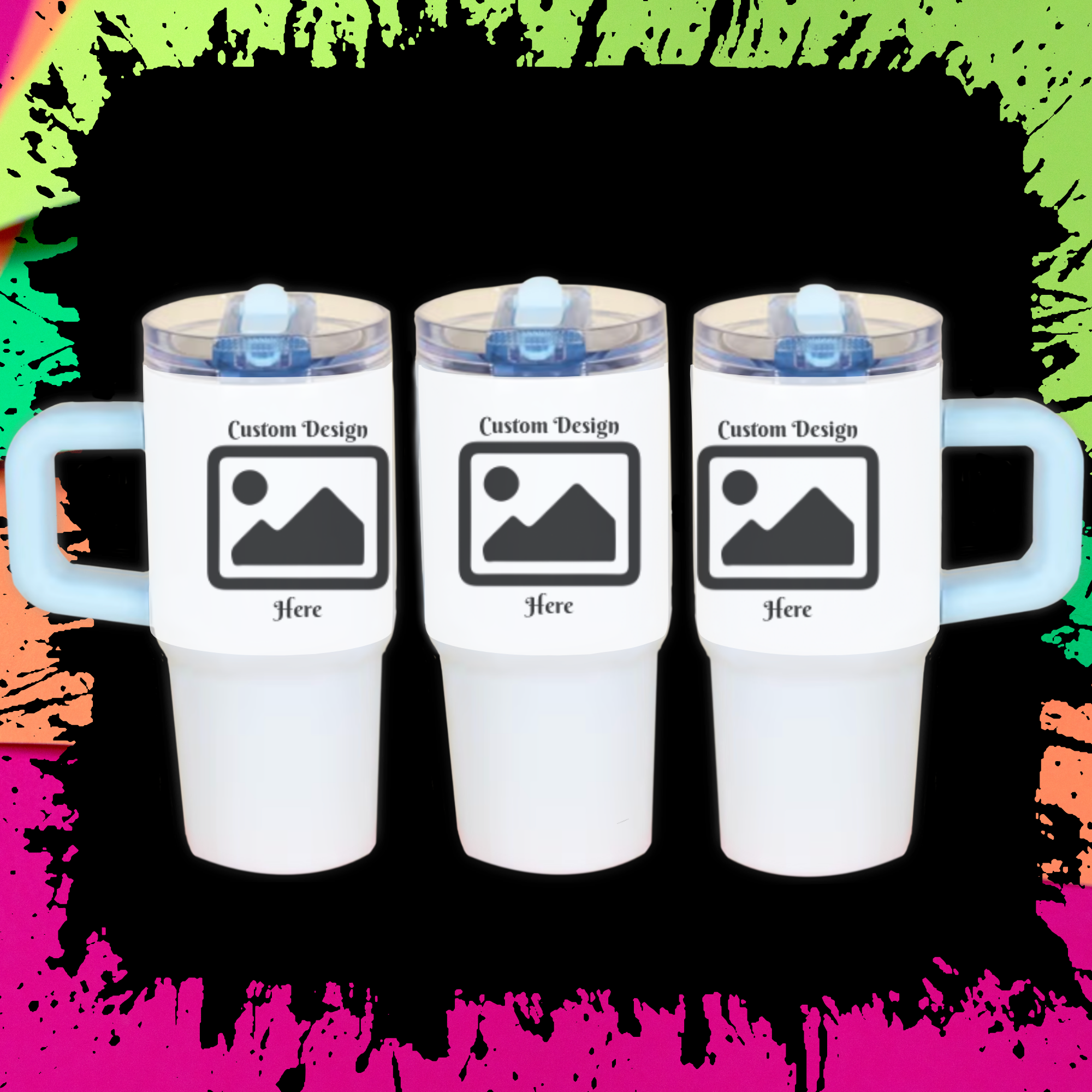 Custom Kids 14 oz mini handled Tumbler