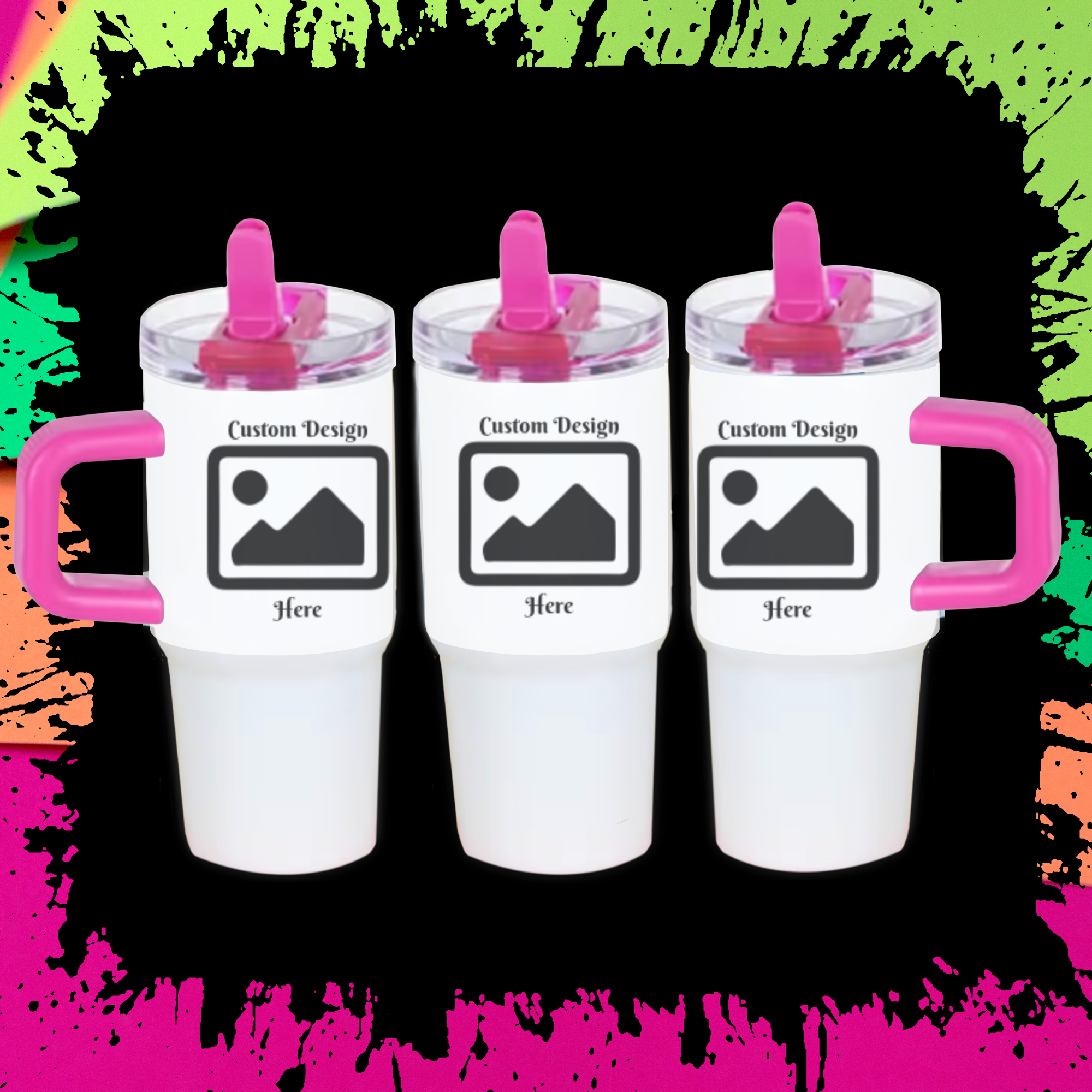 Custom Kids 14 oz mini handled Tumbler