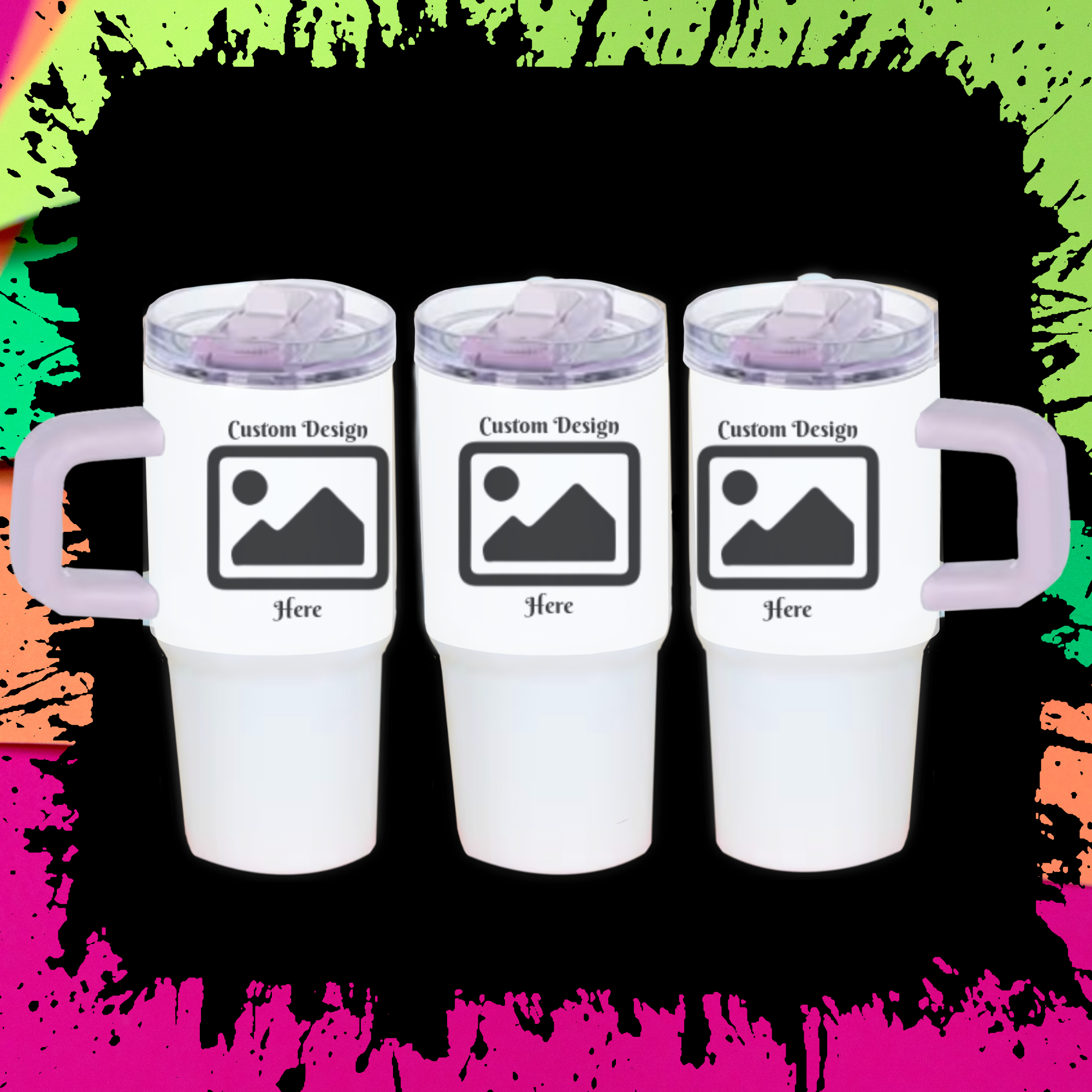 Custom Kids 14 oz mini handled Tumbler