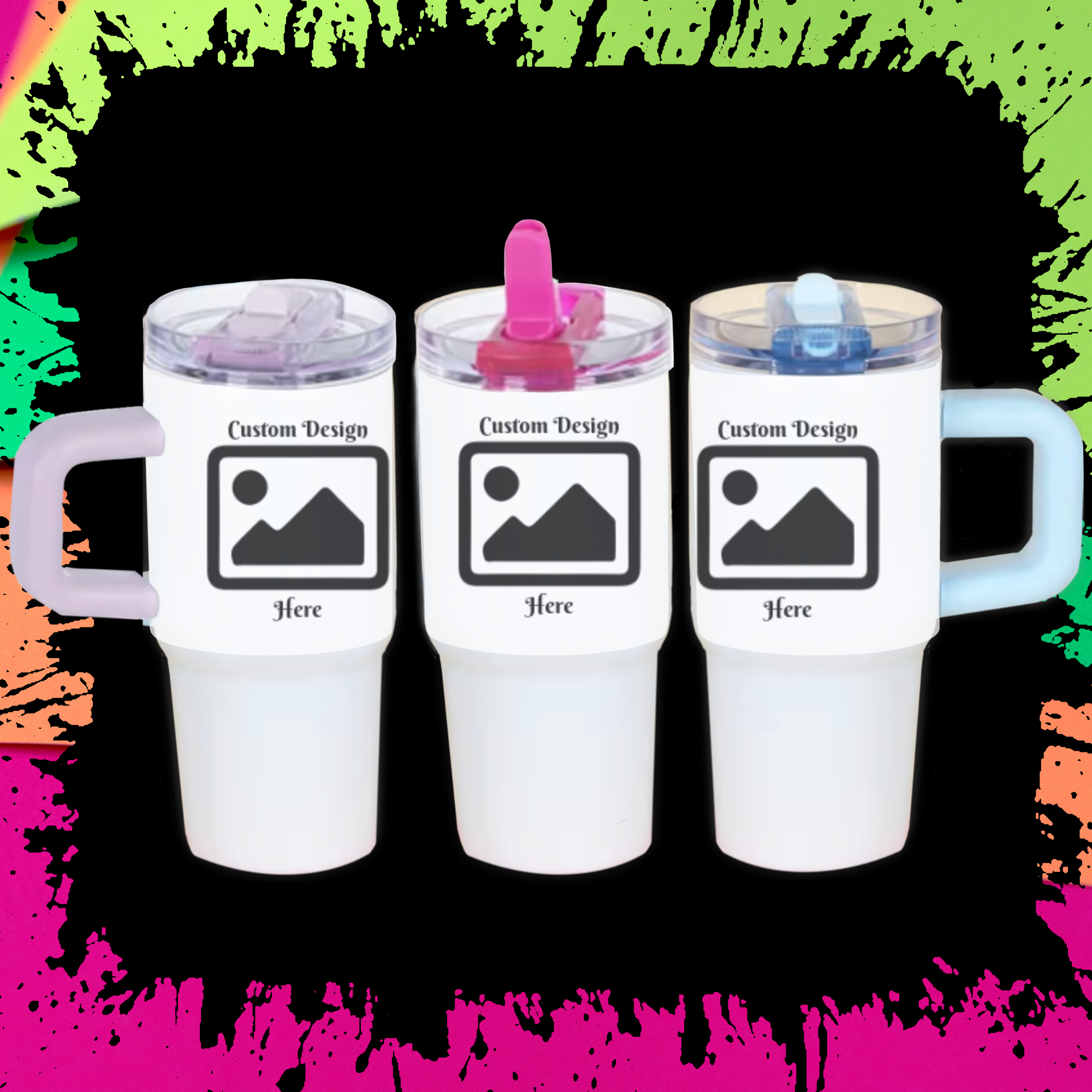 Custom Kids 14 oz mini handled Tumbler