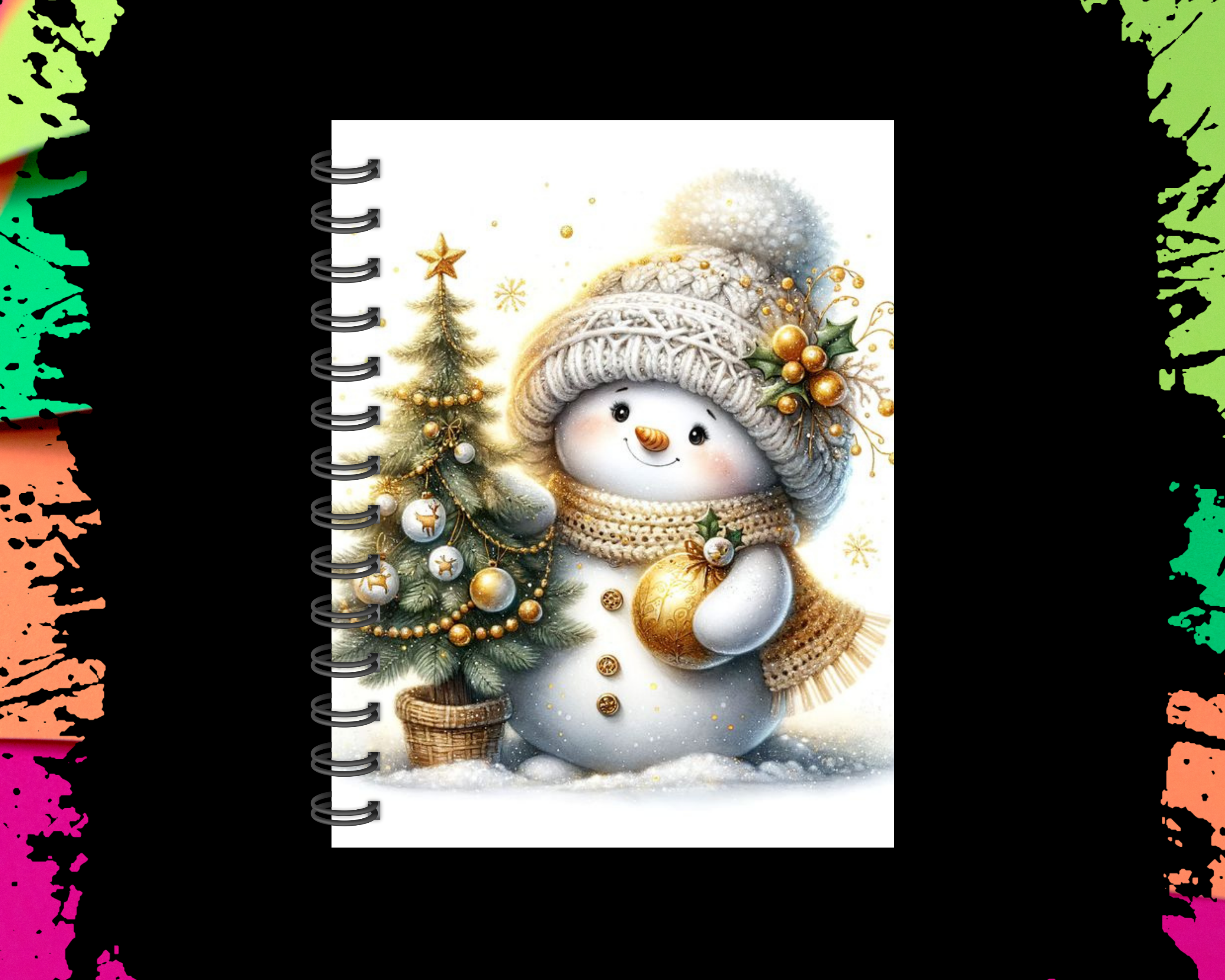 Whimsical Snowman Notebooks/ Journals