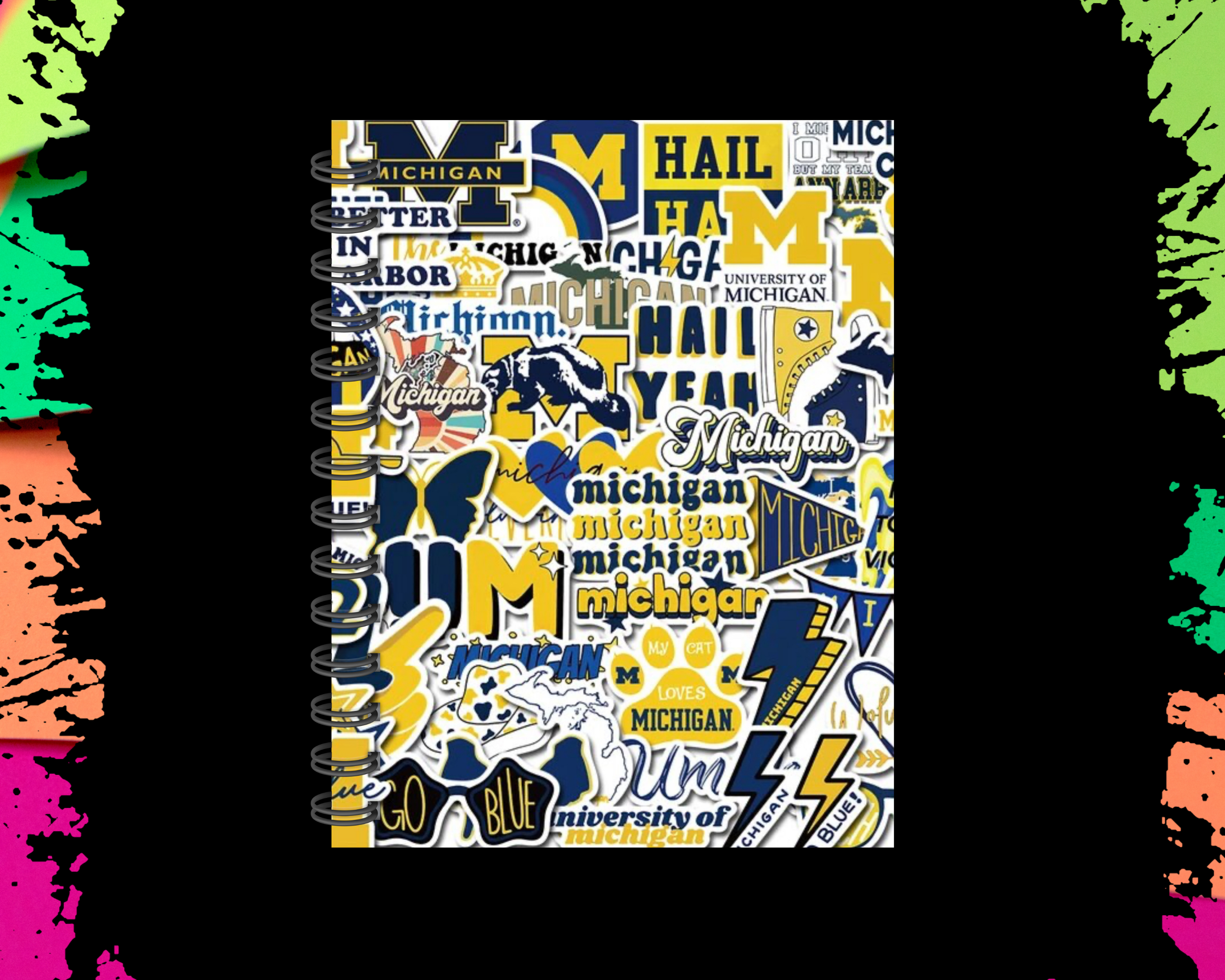 Michigan Notebook/ Journal Style 1
