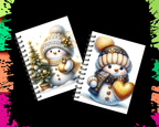 Whimsical Snowman Notebooks/ Journals