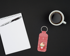 Christmas Coffee Chapstick Keychain