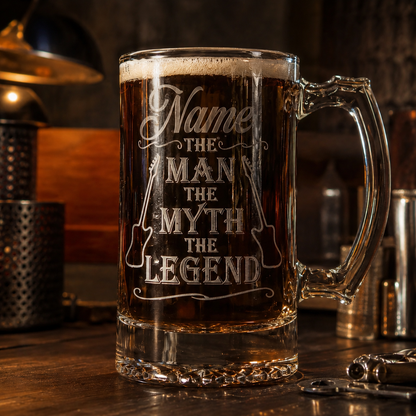 Custom Glass Stein