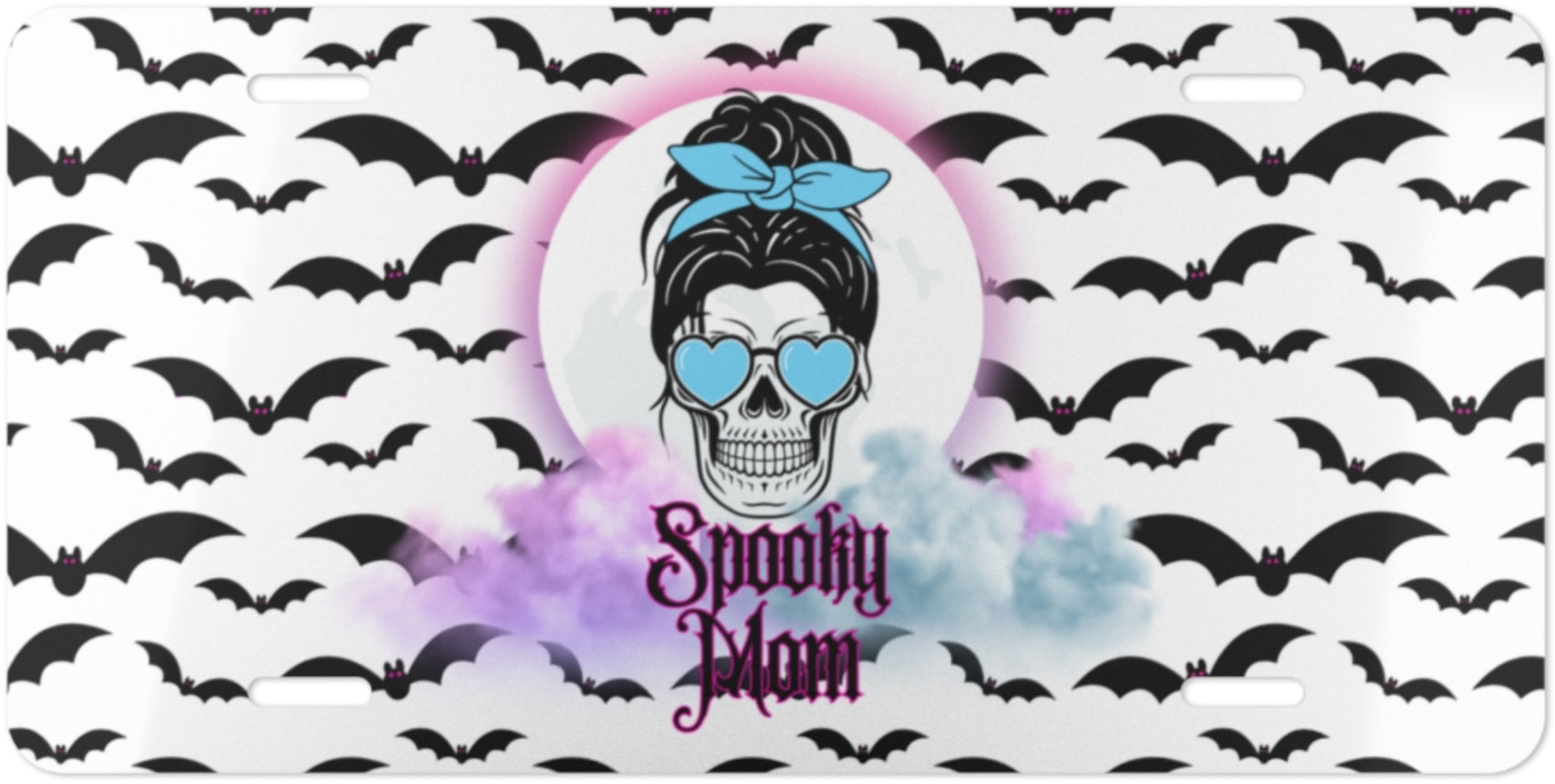 Spooky Mom Vanity License Plate