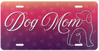 Dog Mom Vanity License Plate
