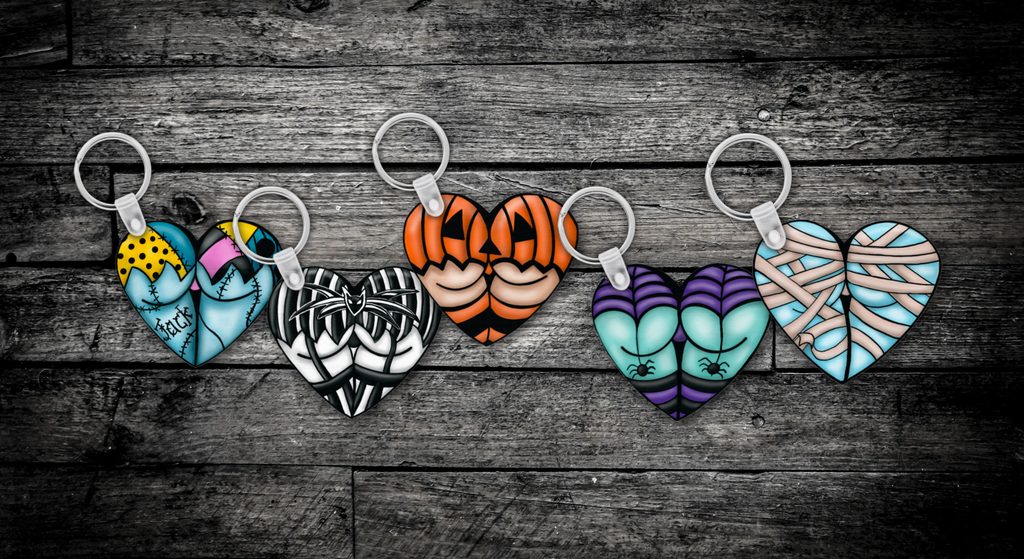 Spooky Booty Keychains